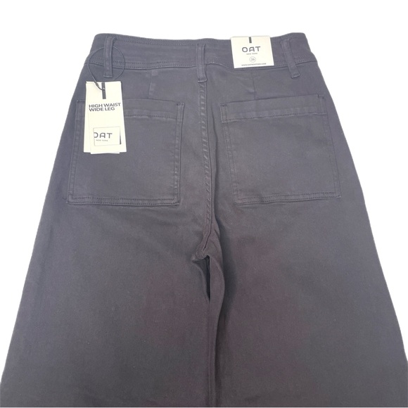 NWT OAT New York High Waist Wide Leg Black Jeans - Picture 4 of 13